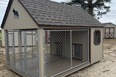 8x12 double dog kennel