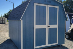 SHEDS IN STOCK NOW 8 X 10 MINI BARN WOOD $3905 RTO 3 YR APPROX $181/MONTH