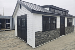 12x24 Custom Mansion Shed With Electric $16,490