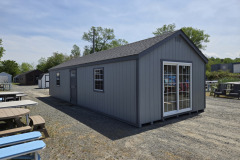 14x36 a-frame classic smartside light gray/dark gray tiny "office" 3 rooms $16,550