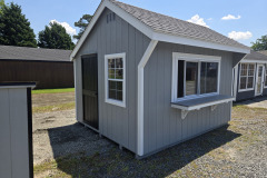 10x12 Quaker with 6ft slider window and outside PVC counter $6,250 RTO 3 YR APPROX $290/MONTH
