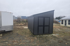 8 X 14 LEAN TO BISHOPVILLE LOT Iron Ore/Black/Black $4,238 RTO 3 YR APPROX $197/MONTH