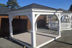 12x12 PAVILION VINYL $8,440 BISHOPVILLE LOT RTO 3 YR APPROX $390/MONTH