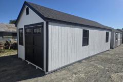 12x28 A-Frame Classic 2 rooms white/black/black $10,696 BISHOPVILLE LOT