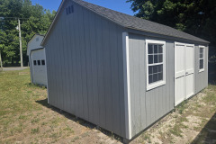 12X20 A-Frame Light Gray/White/Black Bishopville