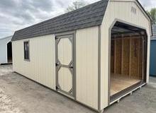 Sheds in Stock Now - 12 X 24 DUTCH WOOD GARAGE  $10180 RTO 3 YR APPROX $500/MONTH