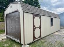 Sheds in Stock Now - 12X24 DUTCH WOOD GARAGE $10,180 rto 3 yr approx $500/month