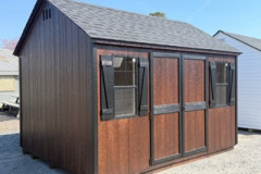 10 X 12 A FRAME SMARTSIDE BISHOPVILLE LOT $4890 RTO 3 YR APPROX $227/MONTH ---SOLD FRICK