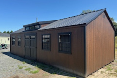 14 X 32 A FRAME/DORMER SMARTSIDE $17,540 RTO 3 YR APPROX $815/MONTH