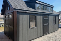 10X20 ALPINE/FLAT DORMER $ 9195 BISHOPVILLE LOT