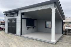 12 X 24 STUDIO/MANSION/OPEN PORCH 6" LAP SIDING $19350 MARDELA LOT
