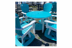 Finch Teal & White Pub Set